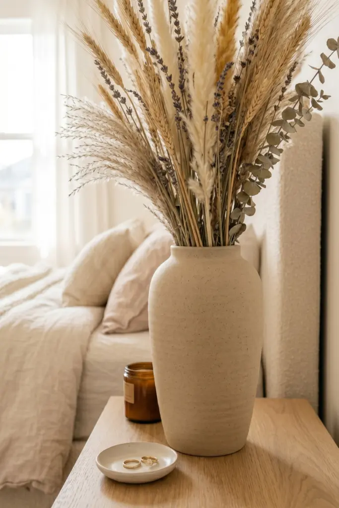 dried-wheat-pampas-grass-vase-fall-bedroom-decor