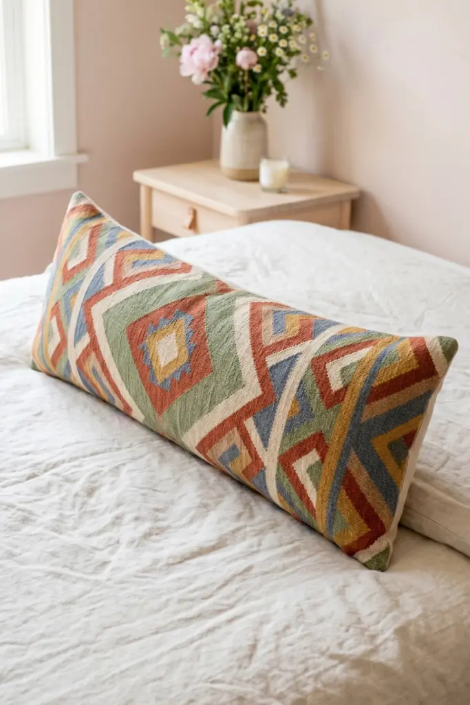 geometric-patterned-lumbar-pillows-modern-decor