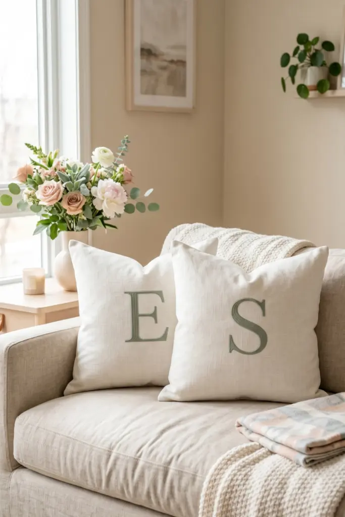 monogrammed-initial-pillows-custom-home-decor