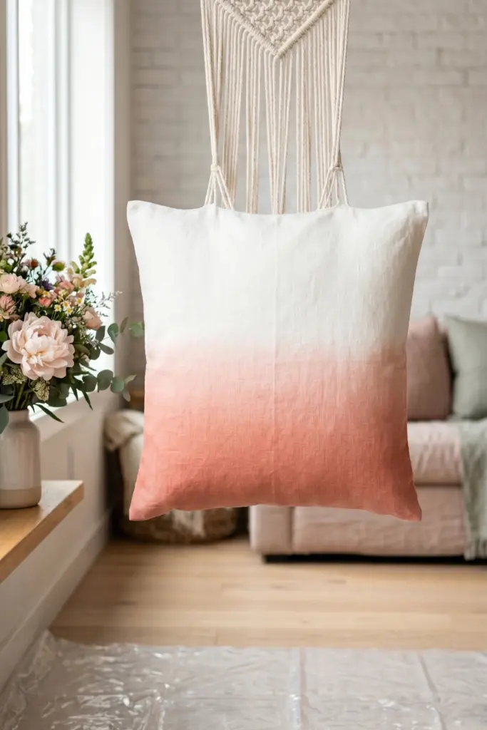 paint-dipped-pillow-cover-ombre-fabric-paint