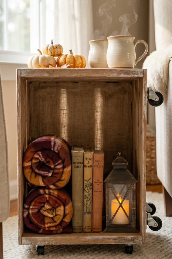 rustic-wooden-crate-side-table-display