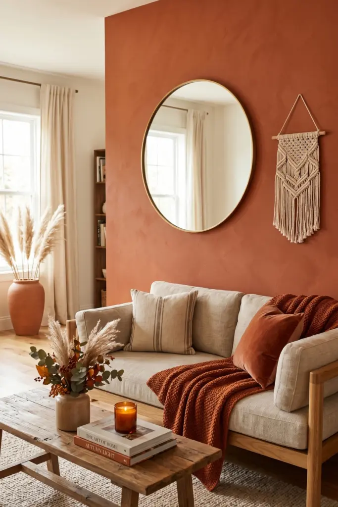 warm-terracotta-burnt-orange-accent-wall