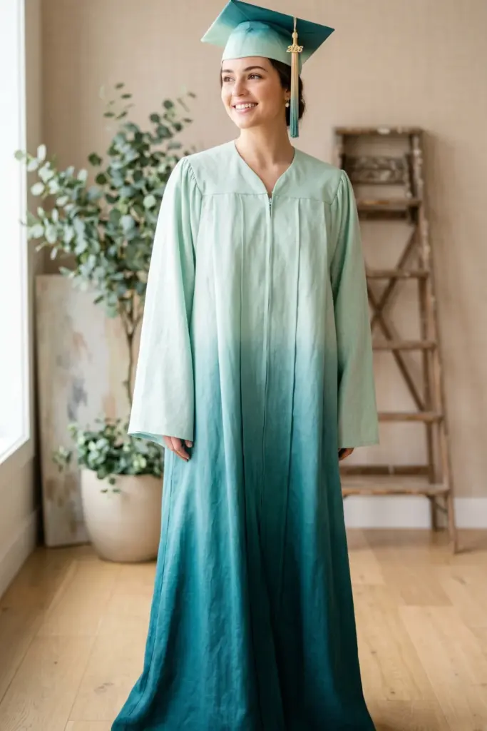 academic-graduation-cap-gowns-ombre-dip-dye-gowns-ideas