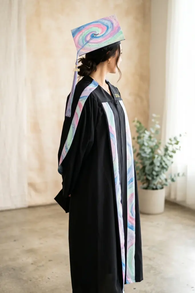 academic-graduation-cap-gowns-watercolor-abstract-caps-ideas