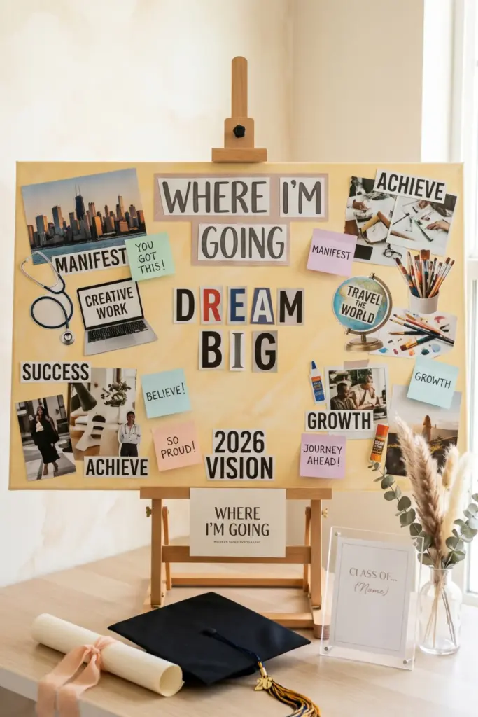 future-vision-board-graduation-memory-table-styling-ideas