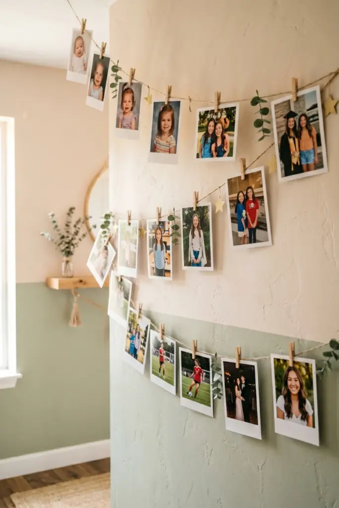 graduation-entryway-decorations-floating-photo-display-graduates-journey-ideas