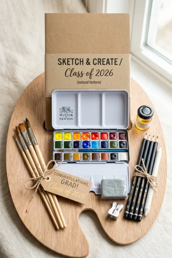graduation-gift-basket-art-supplies-ideas