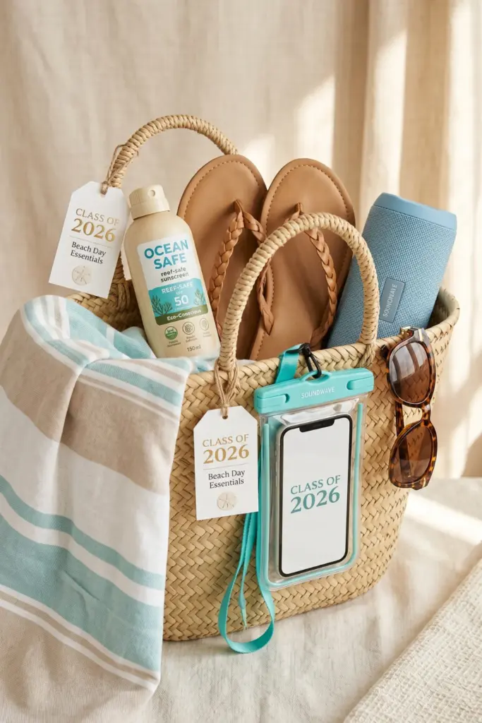 graduation-gift-basket-beach-day-ideas
