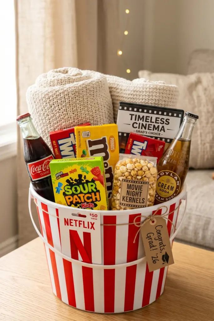 graduation-gift-basket-movie-night-ideas