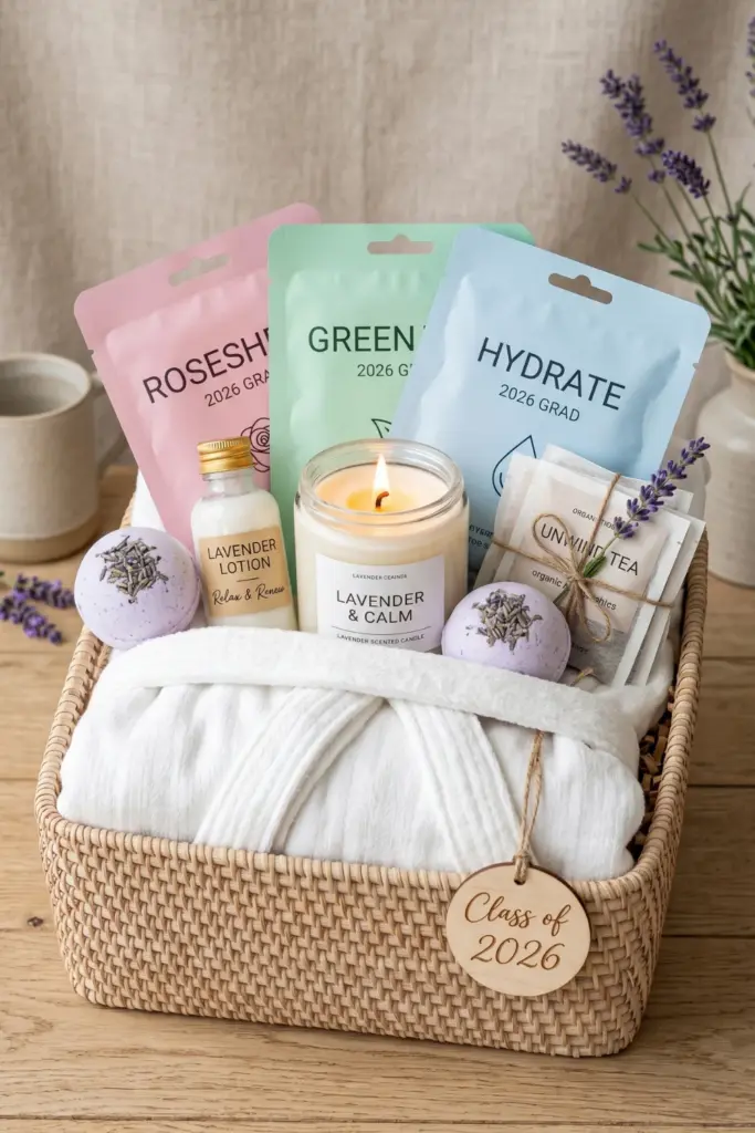 graduation-gift-basket-self-care-spa-ideas