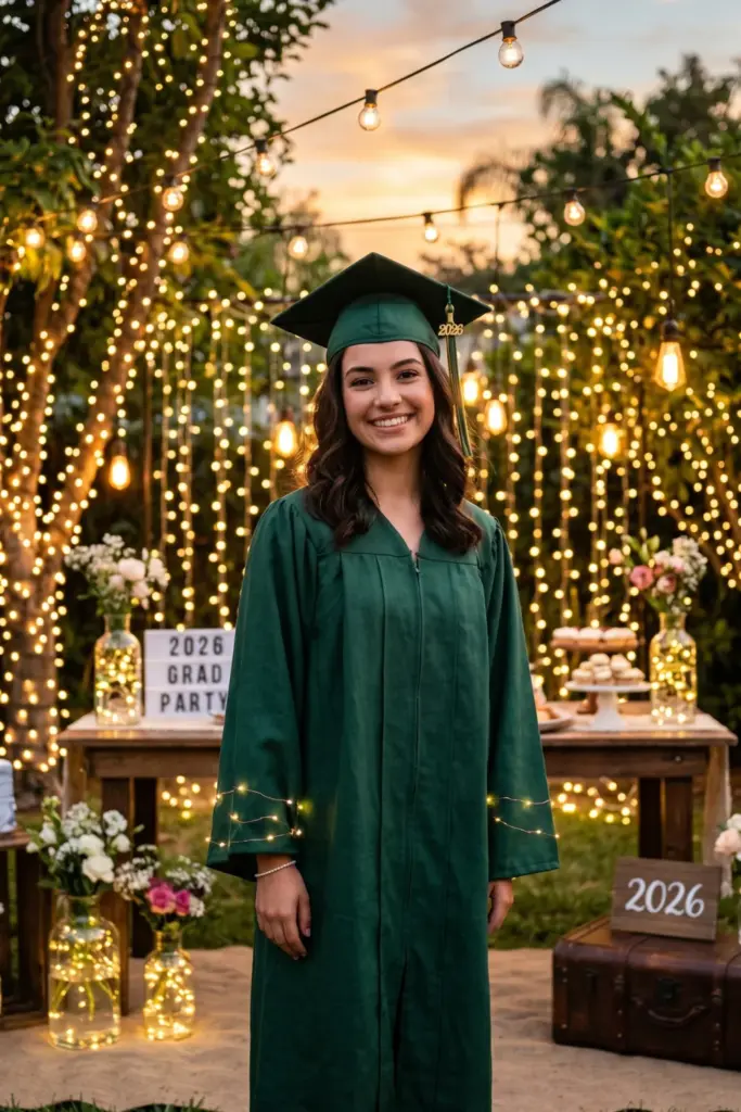 modern-outdoor-graduation-party-enchanted-fairy-lights-ideas