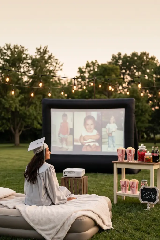 modern-outdoor-graduation-party-outdoor-movie-night-ideas