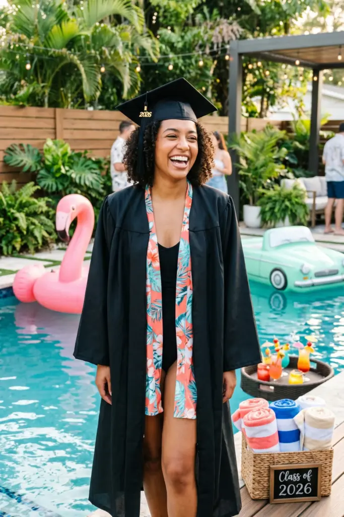 modern-outdoor-graduation-party-poolside-splash-ideas