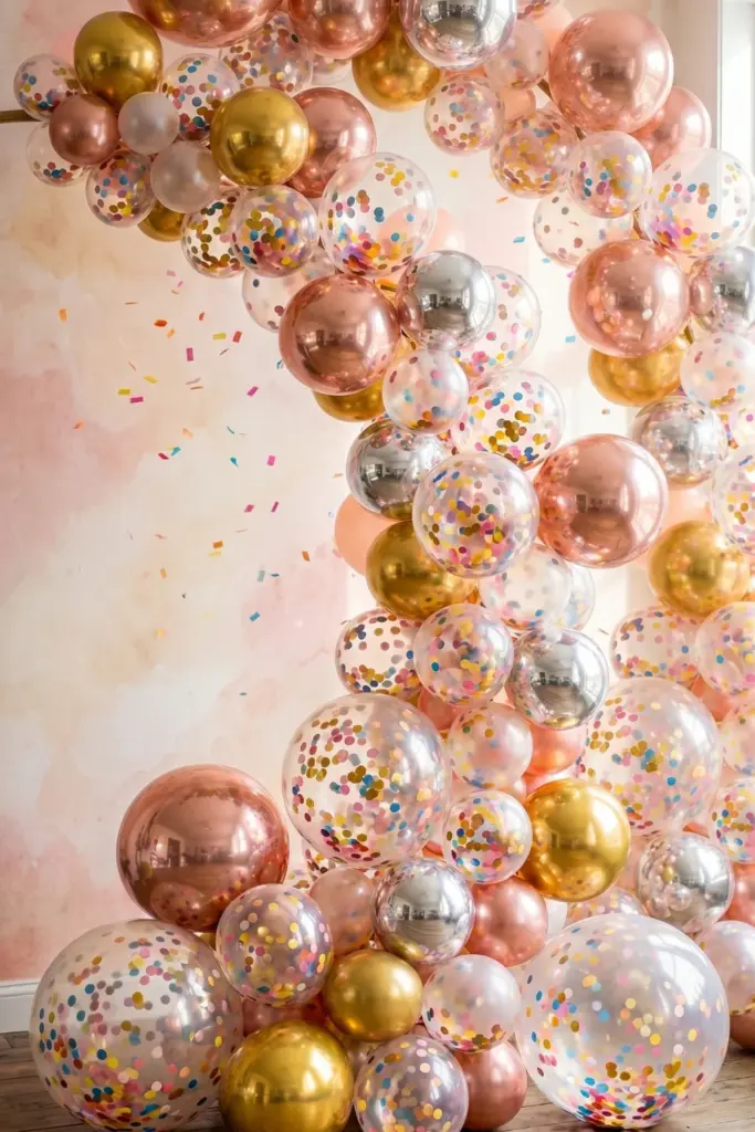 balloon-arch-metallic-confetti-burst-effects-graduation-party-viral-trends-2026-design-ideas
