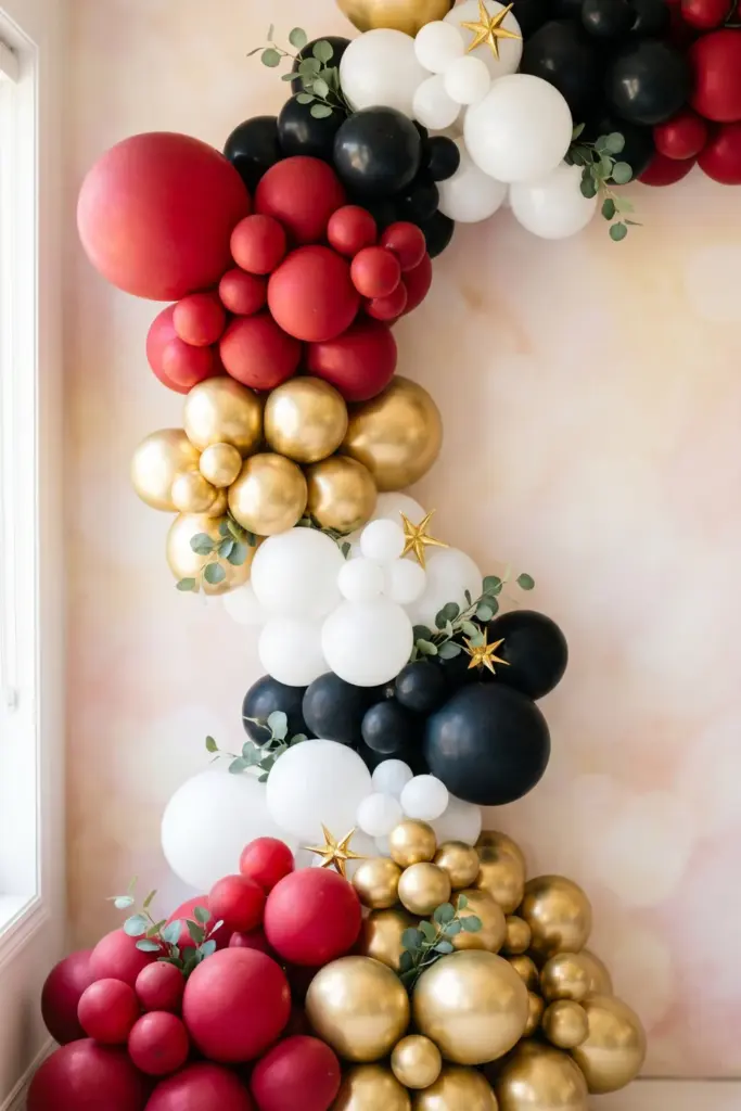 classic-school-colors-balloon-garland-graduation-balloon-garlands-designs-ideas