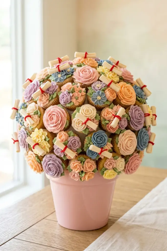 graduation-cupcake-bouquets-edible-diploma-scrolls-graduation-party-viral-trends-2026-design-ideas