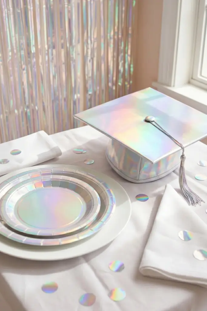 holographic-everything-graduation-party-viral-trends-2026-design-ideas
