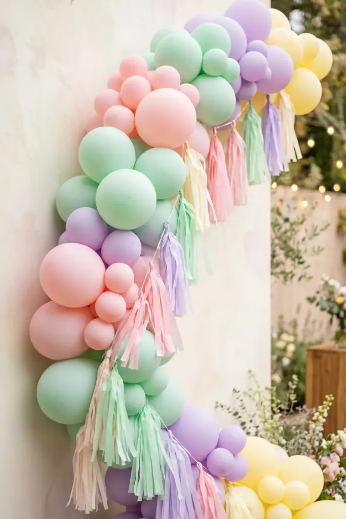 pastel-dream-tassels-graduation-balloon-garlands-designs-ideas