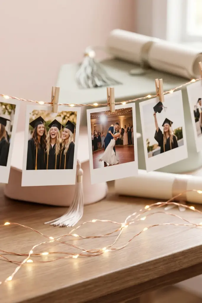polaroid-string-lights-graduation-memory-table-styling-ideas