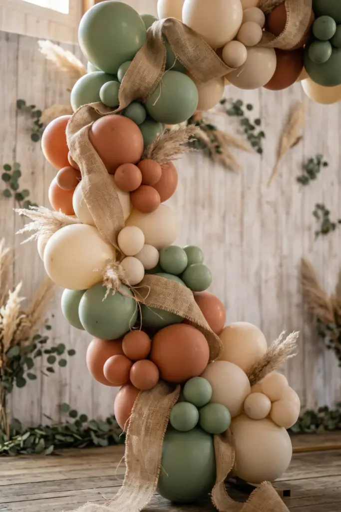 rustic-burlap-balloon-combo-graduation-balloon-garlands-designs-ideas