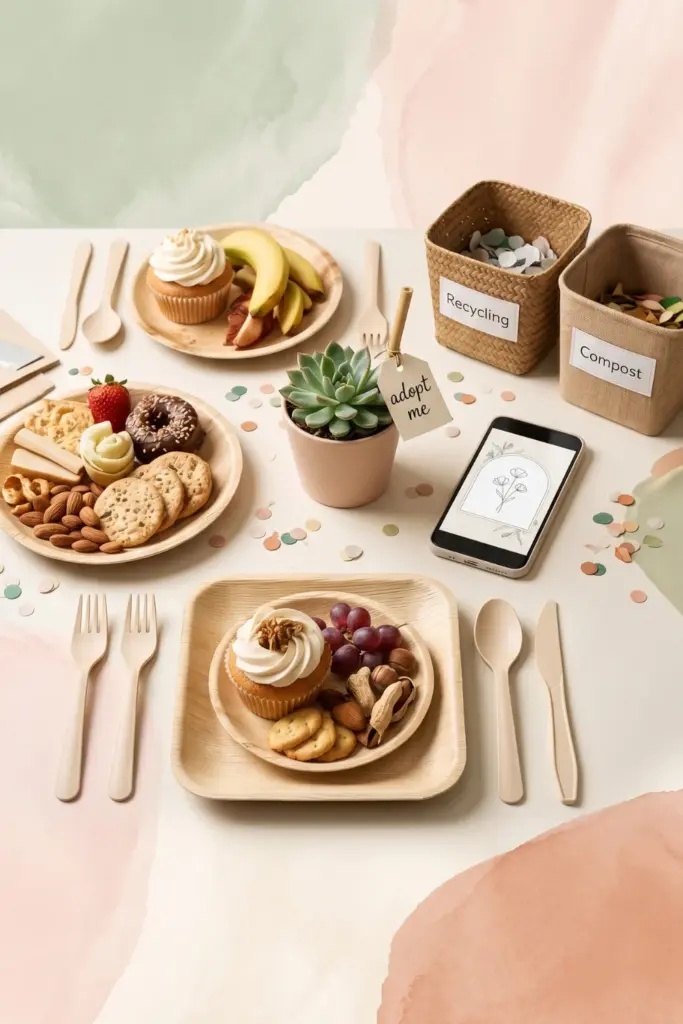 sustainable-eco-conscious-parties-zero-waste-compostable-graduation-party-viral-trends-2026-design-ideas