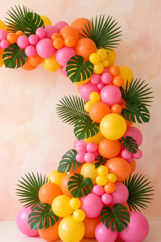 tropical-leaf-balloon-fusion-graduation-balloon-garlands-designs-ideas